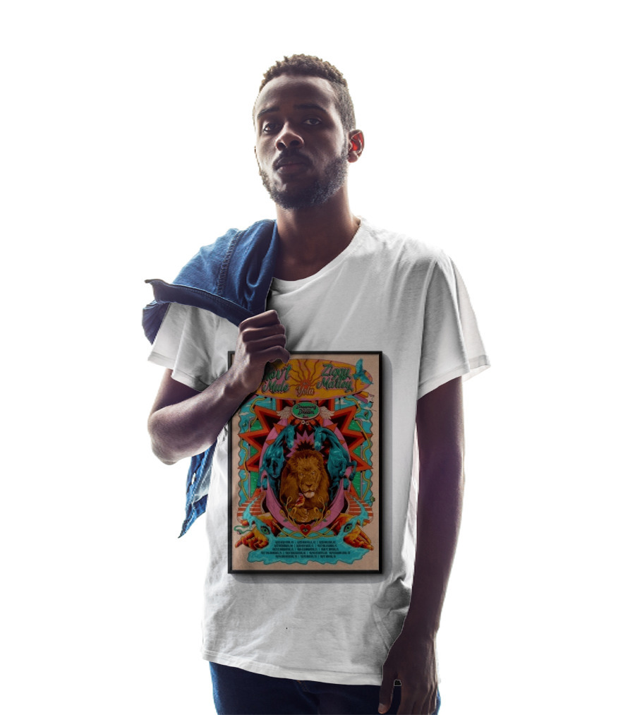 Gov't Mule Ziggy Marley Yola Dreaming The Same Dream Tour 2026 Lion Art And Dates T-Shirt