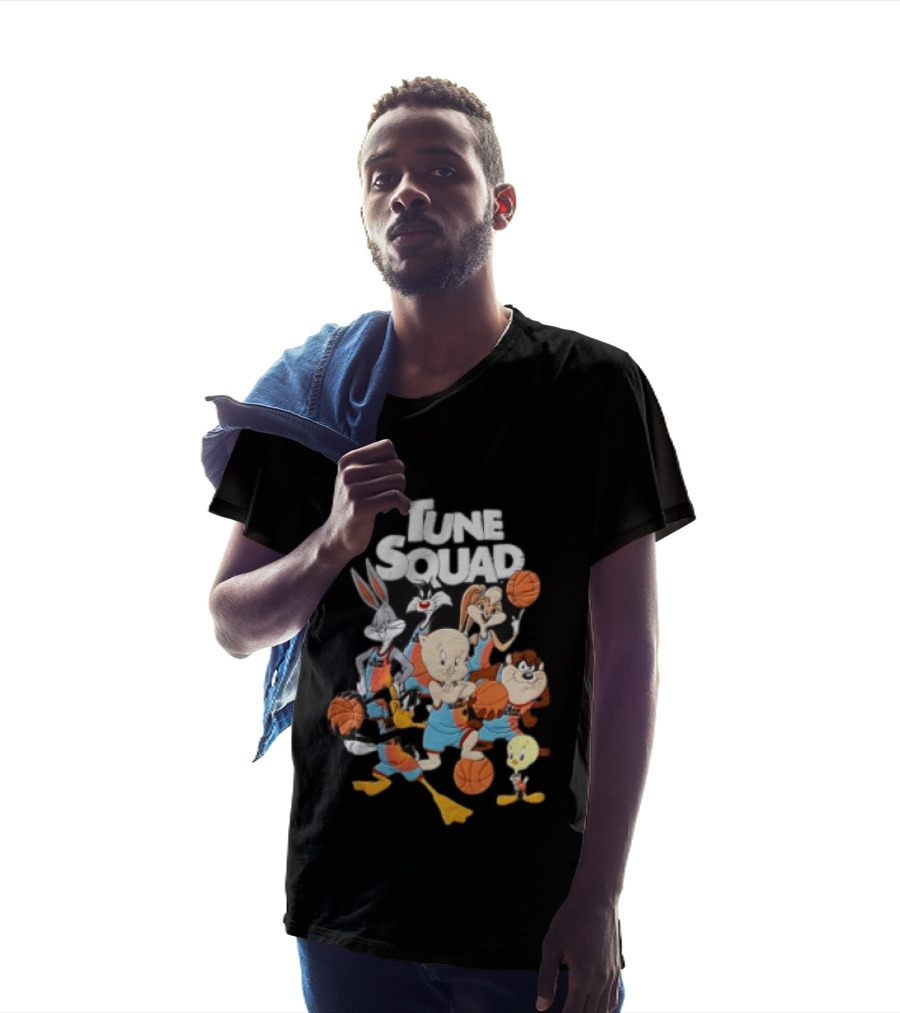 Tune Squad Looney Tunes Characters Basketball Space Jam T-Shirt