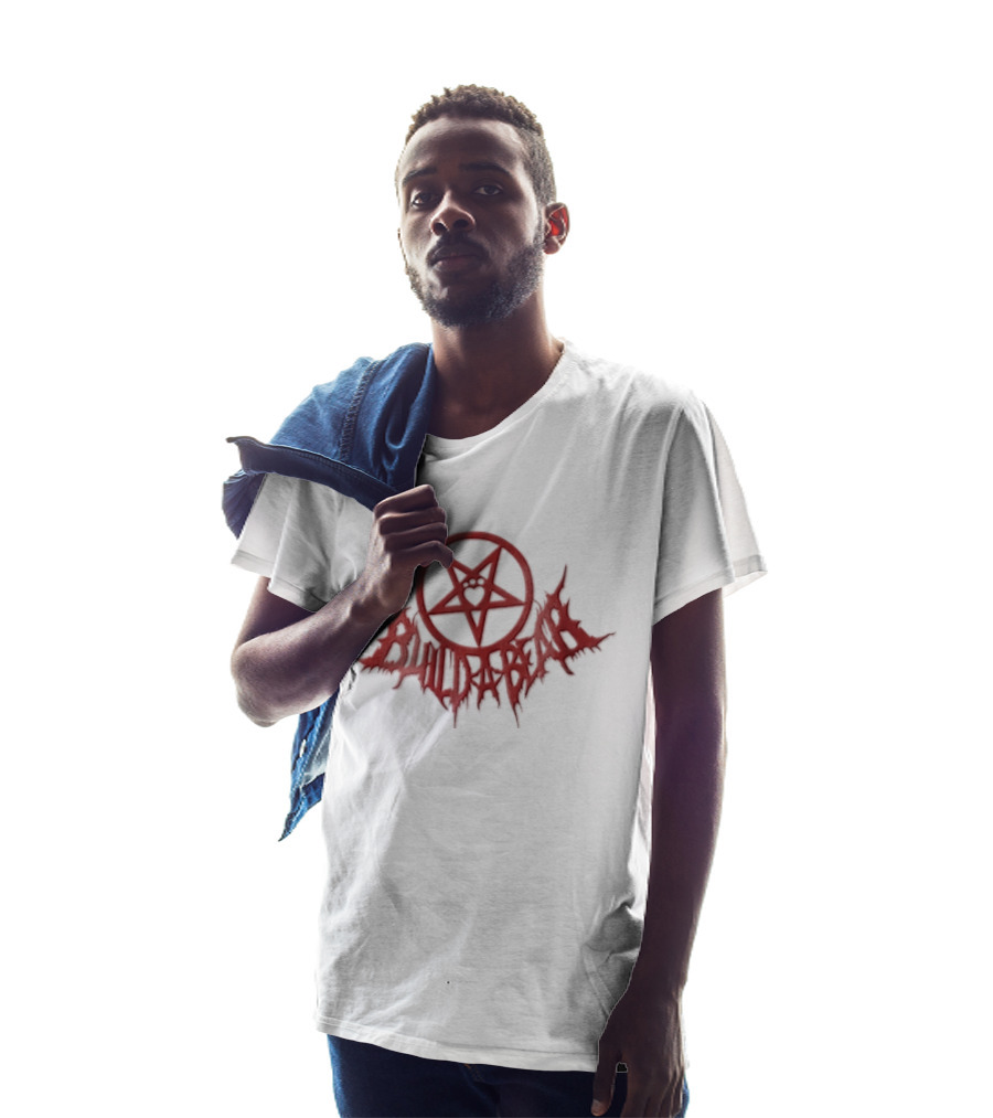 Build A Bear Red Pentagram Heart Paw T-Shirt