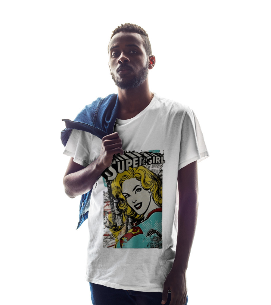 Supergirl DC Comics Blonde Woman Pop T-Shirt