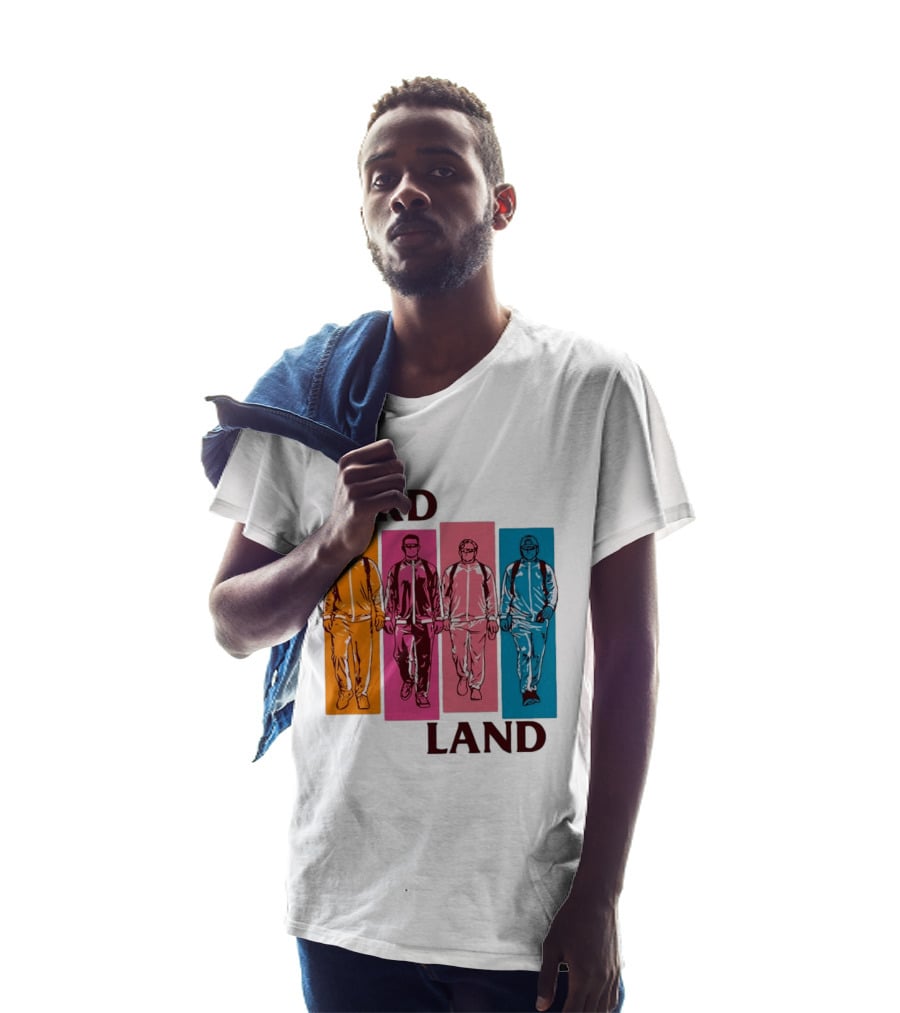 Baltimore Orioles Birdland Colorful Walking Figures T-Shirt