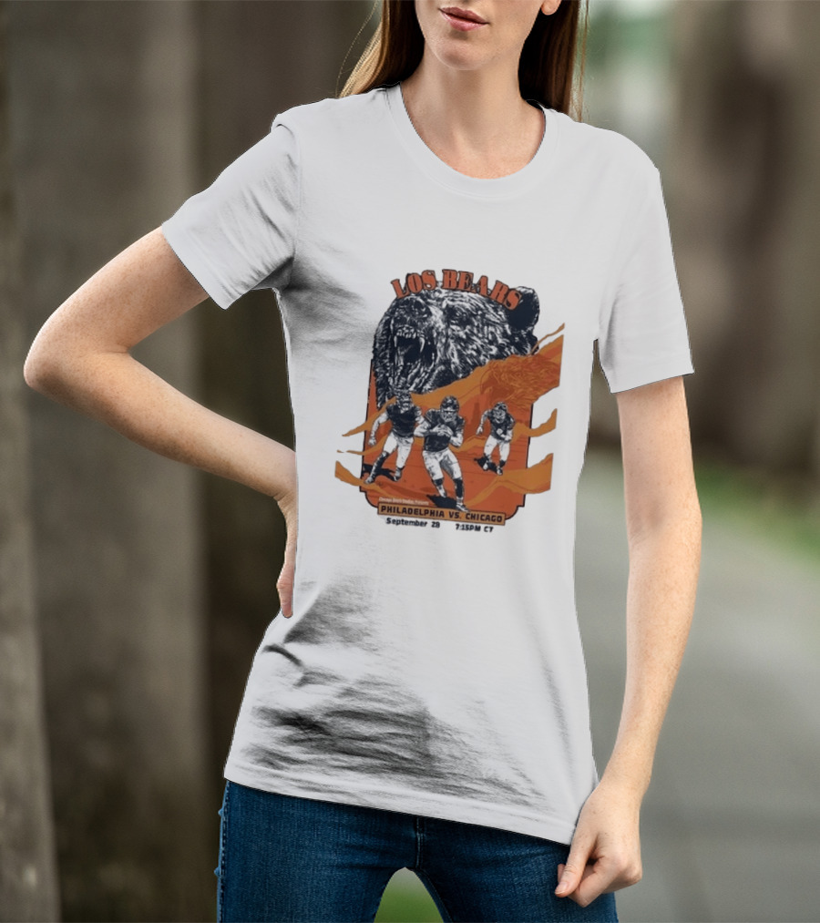 Philadelphia Eagles Vs Chicago Los Bears September 28 2026 Soldier Field Week 3 1:15 PM T-Shirt