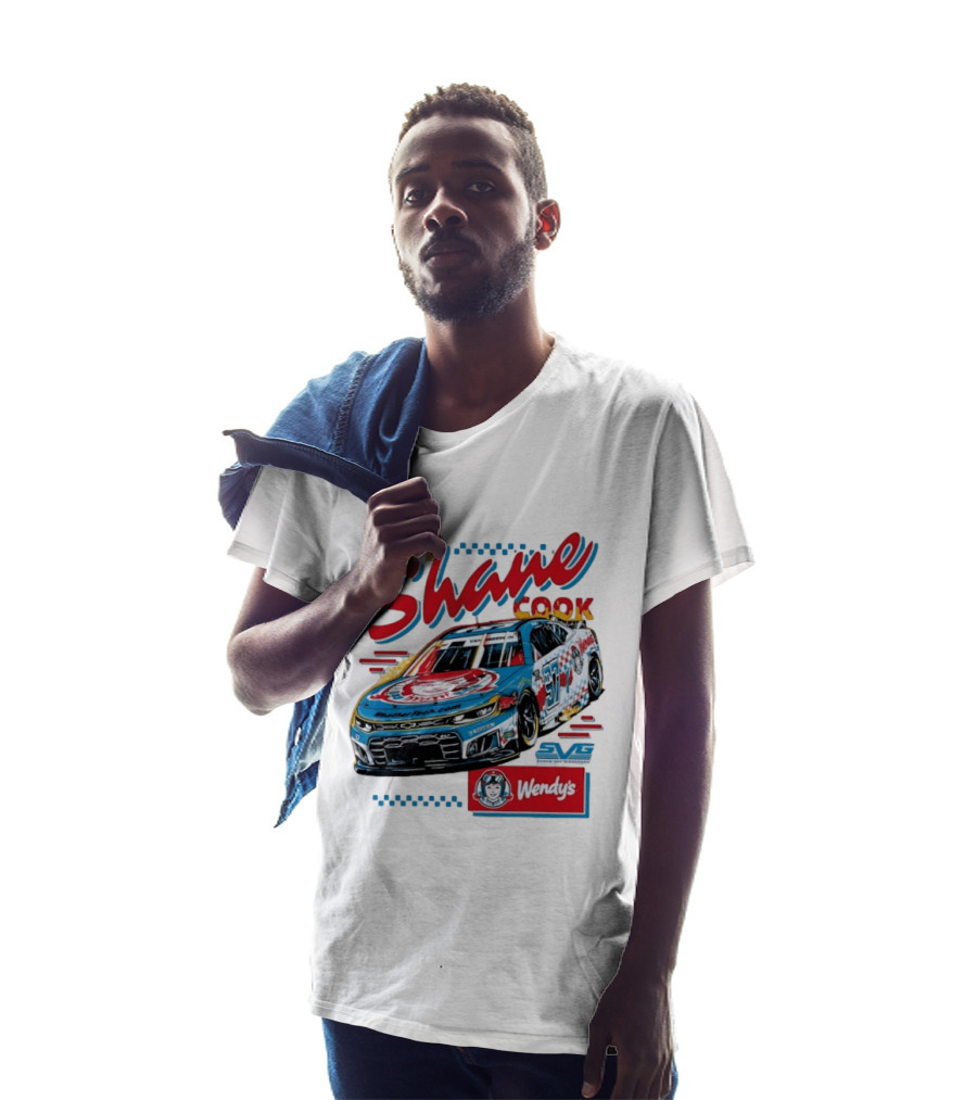 Let Shane Cook Shane Van Gisbergen Wendy's Race Car SVG T-Shirt