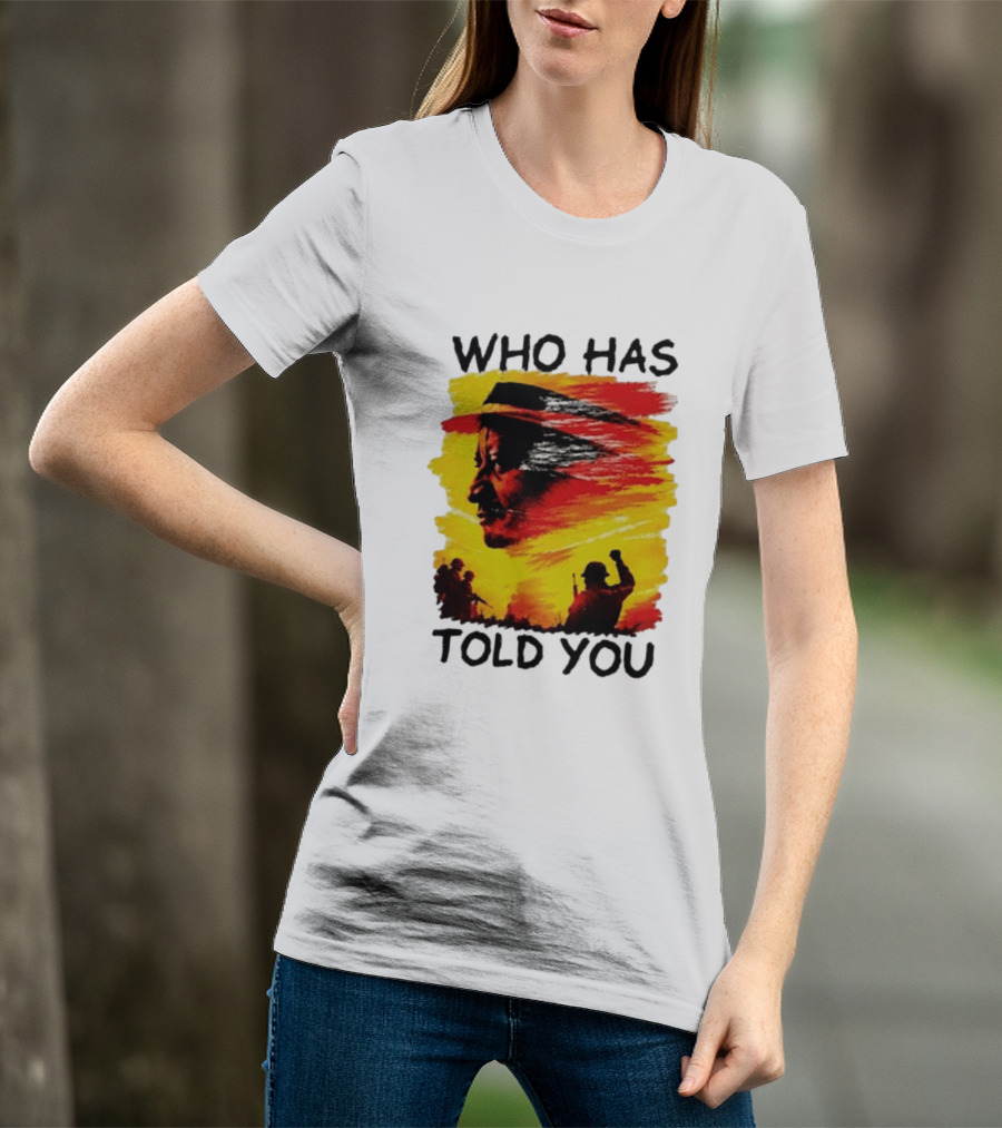 Edwin Sifuna Wears Raila Odinga's Who Has Told You T-Shirt