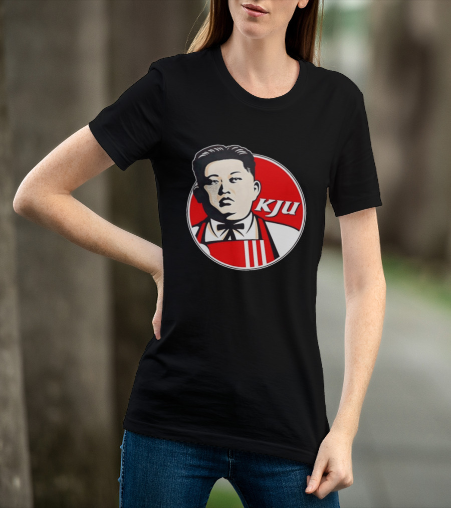 KJU Parody Red Circle Colonel Inspired It's Not KFC T-Shirt