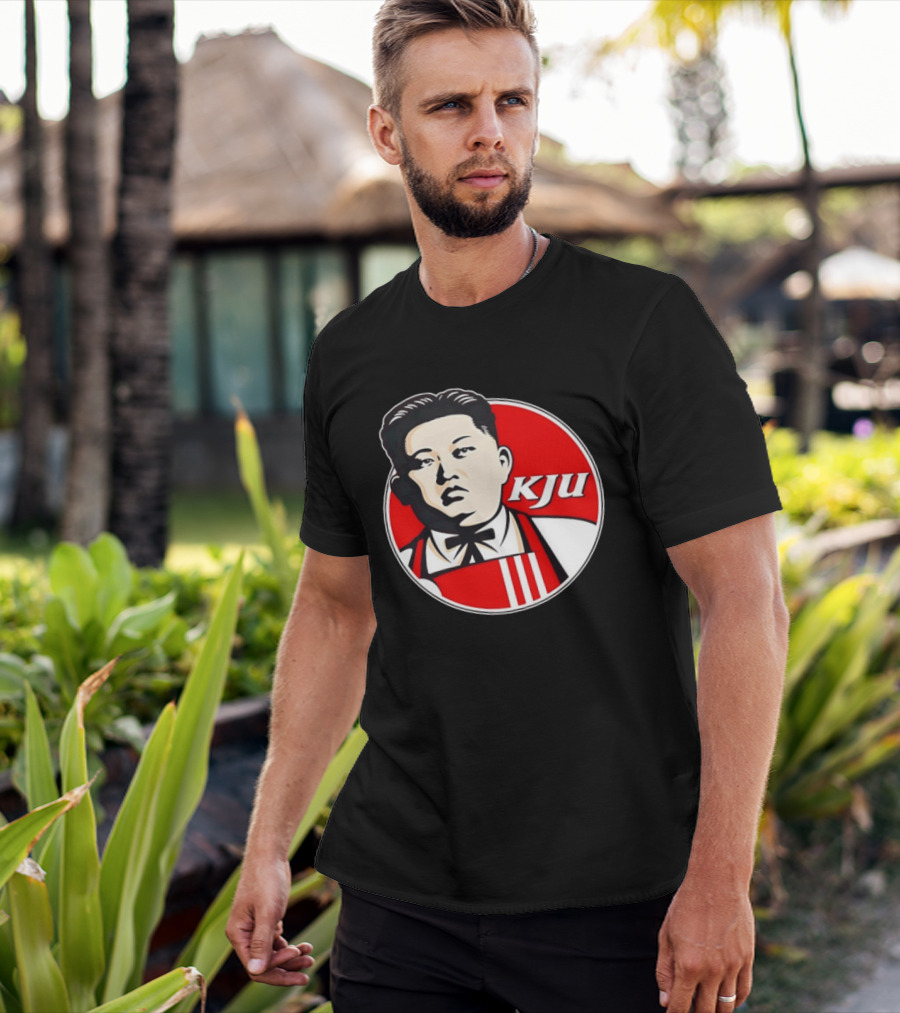KJU Parody Red Circle Colonel Inspired It's Not KFC T-Shirt