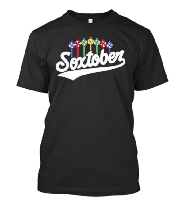 Soxtober Boston Red Sox Playoff Celebration Candy T-Shirt