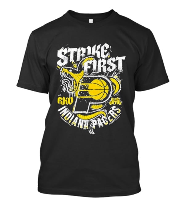 Strike First Indiana Pacers RKO Randy Orton Snake T-Shirt
