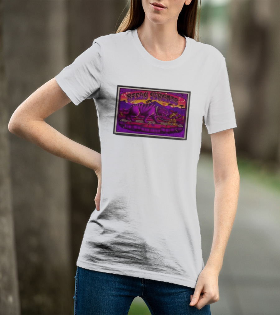 Billy Strings Tour 2026 Los Angeles Inglewood Purple Tiger T-Shirt