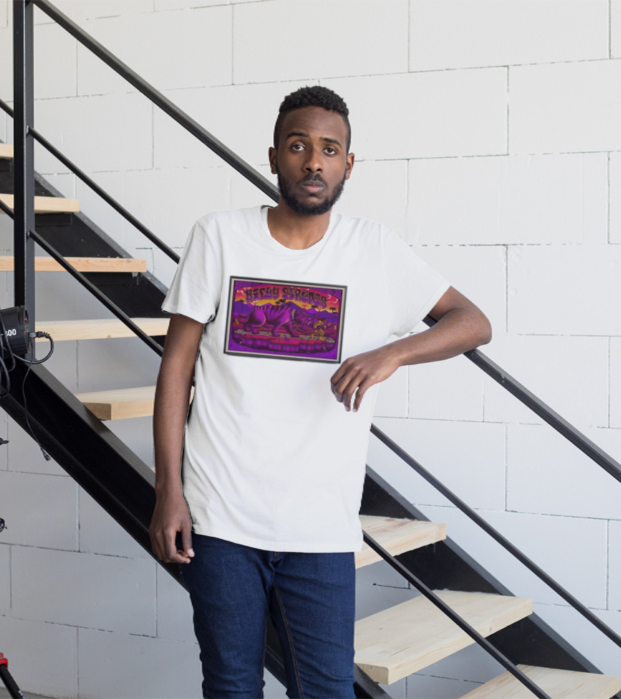 Billy Strings Tour 2026 Los Angeles Inglewood Purple Tiger T-Shirt