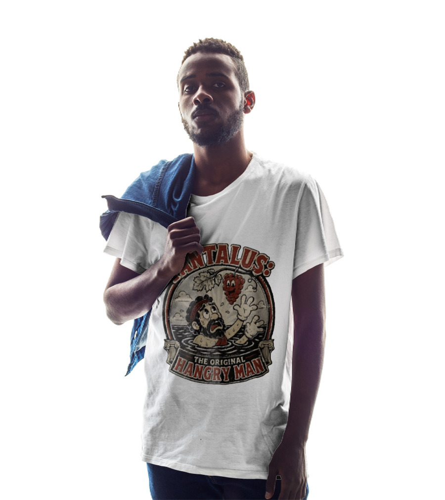 Tantalus The Original Hangry Man Retro Greek Mythology Comic T-Shirt