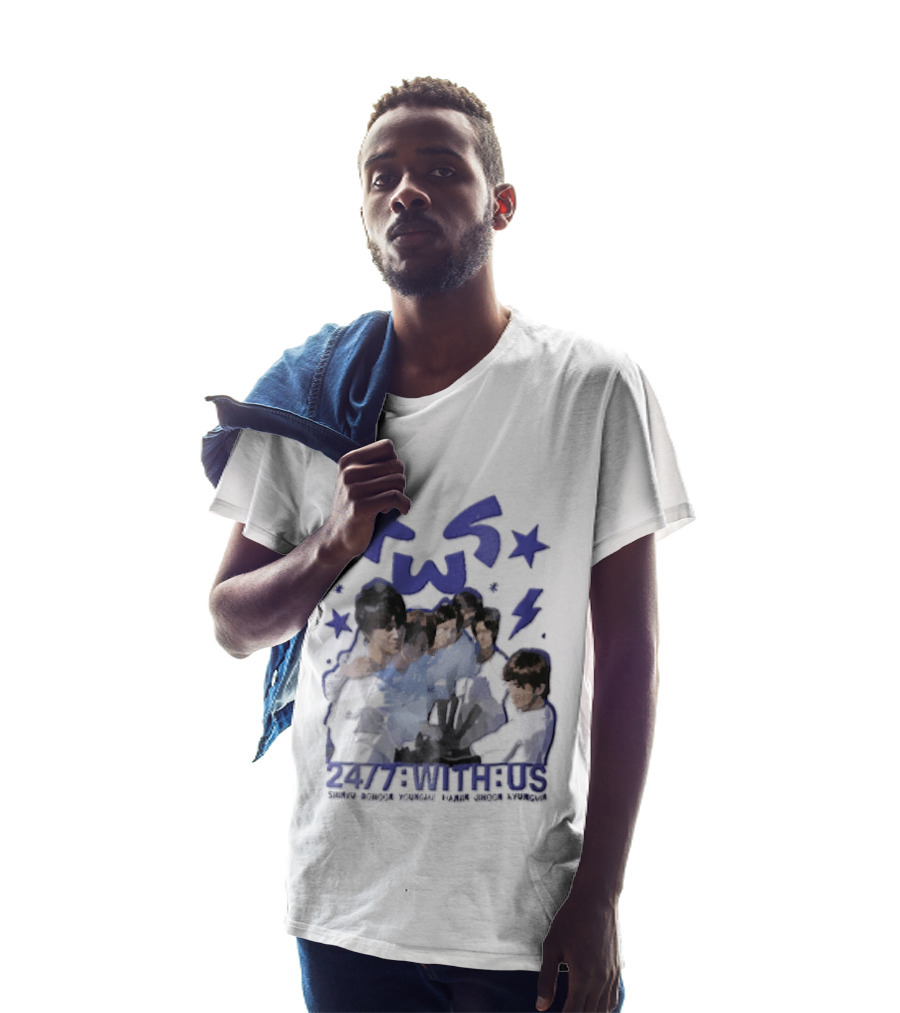 TWS Kpop Group 247 With Us Members Name T-Shirt