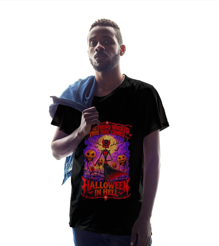 Hazbin Hotel Halloween In Hell Something Wicked This Way Comes T-Shirt