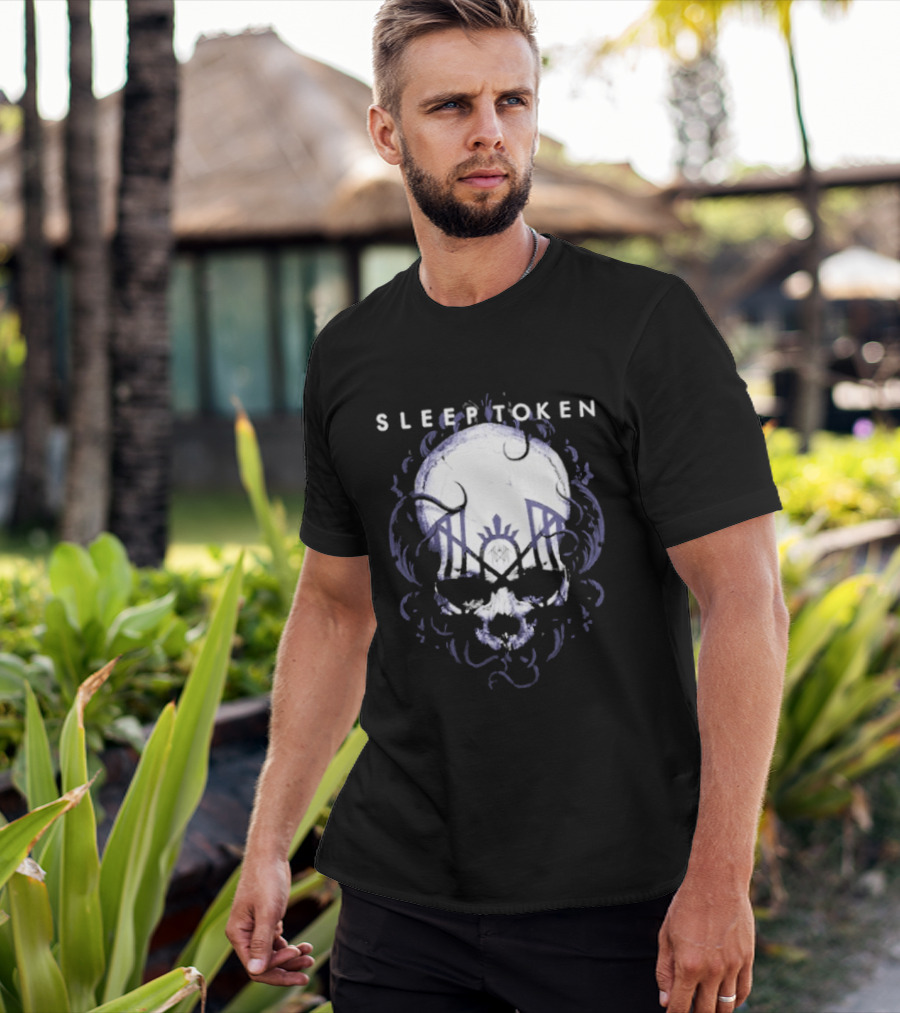 Sleep Token Skull With Crown And Mask T-Shirt