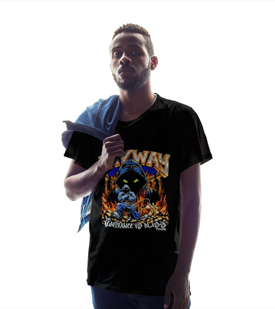 Bayway The Ignorance Is Bliss Tour 2026 And Flames T-Shirt
