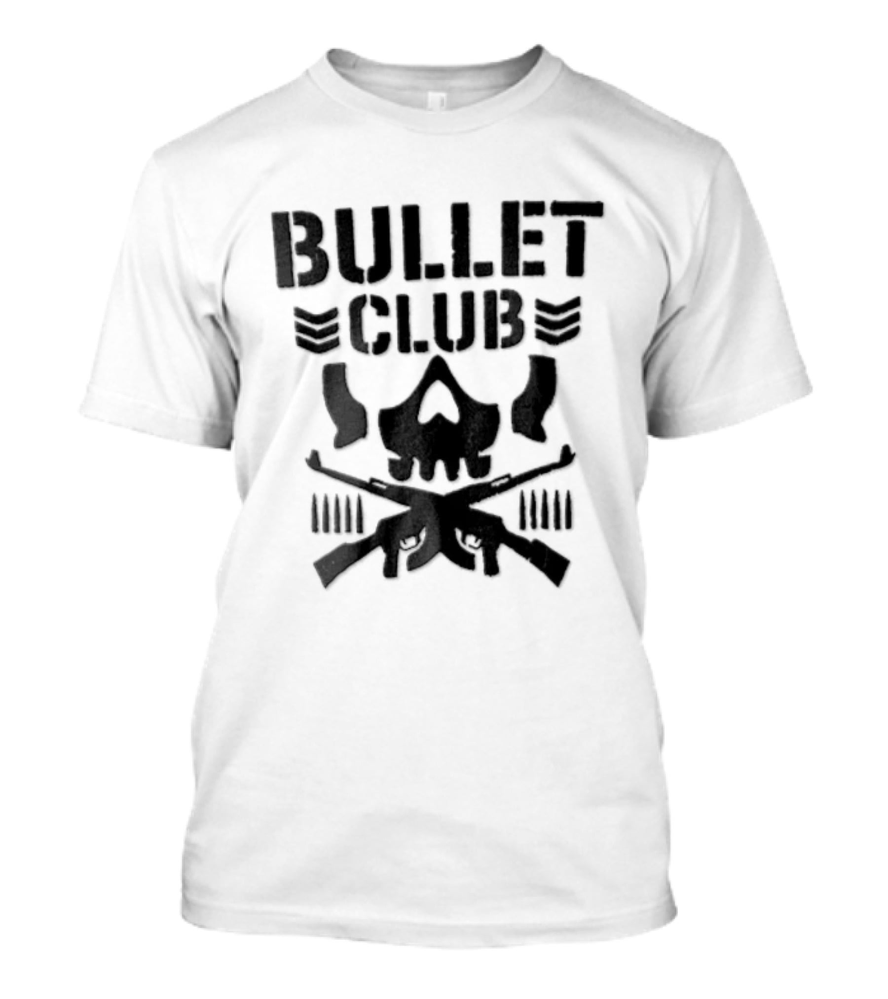 Bullet Club Skull Gun Crossbones Wrestling T-Shirt