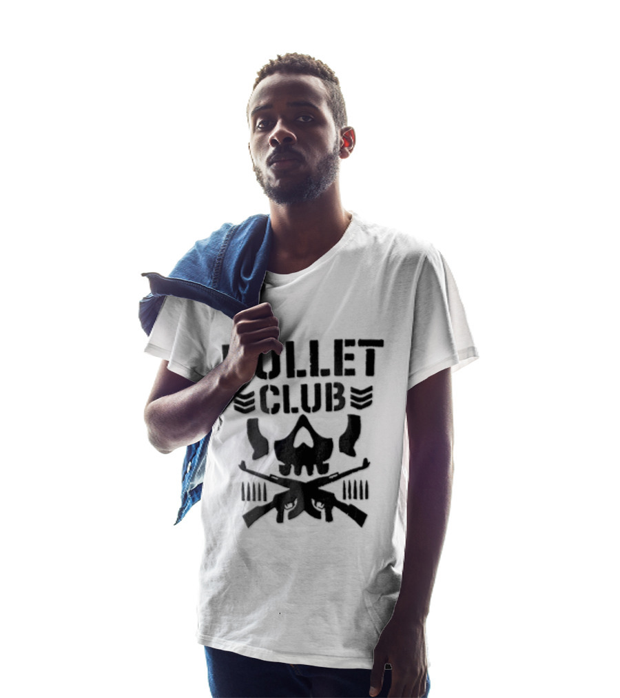 Bullet Club Skull Gun Crossbones Wrestling T-Shirt