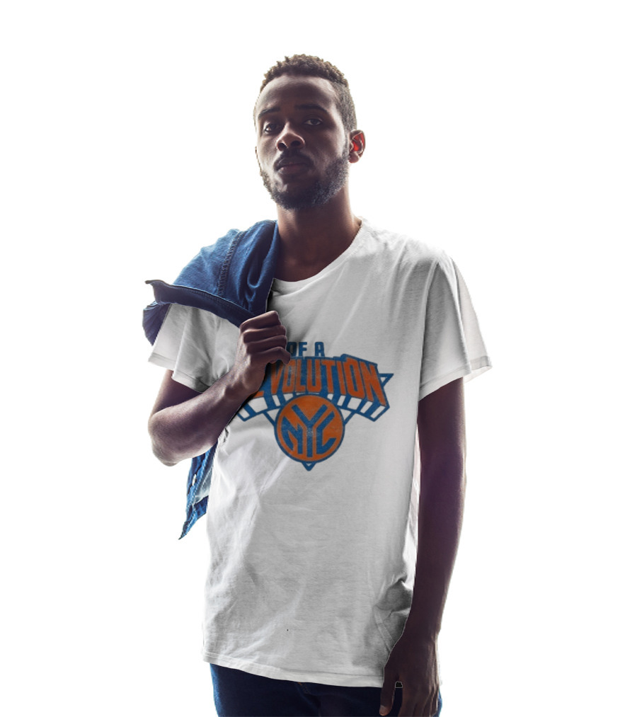 Revolution NYC New York Knicks Basketball Oar T-Shirt
