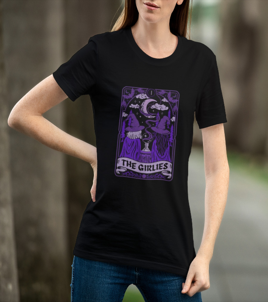 Witchy Tarot Card Style The Girlies Do We Know Them Moon Magic T-Shirt