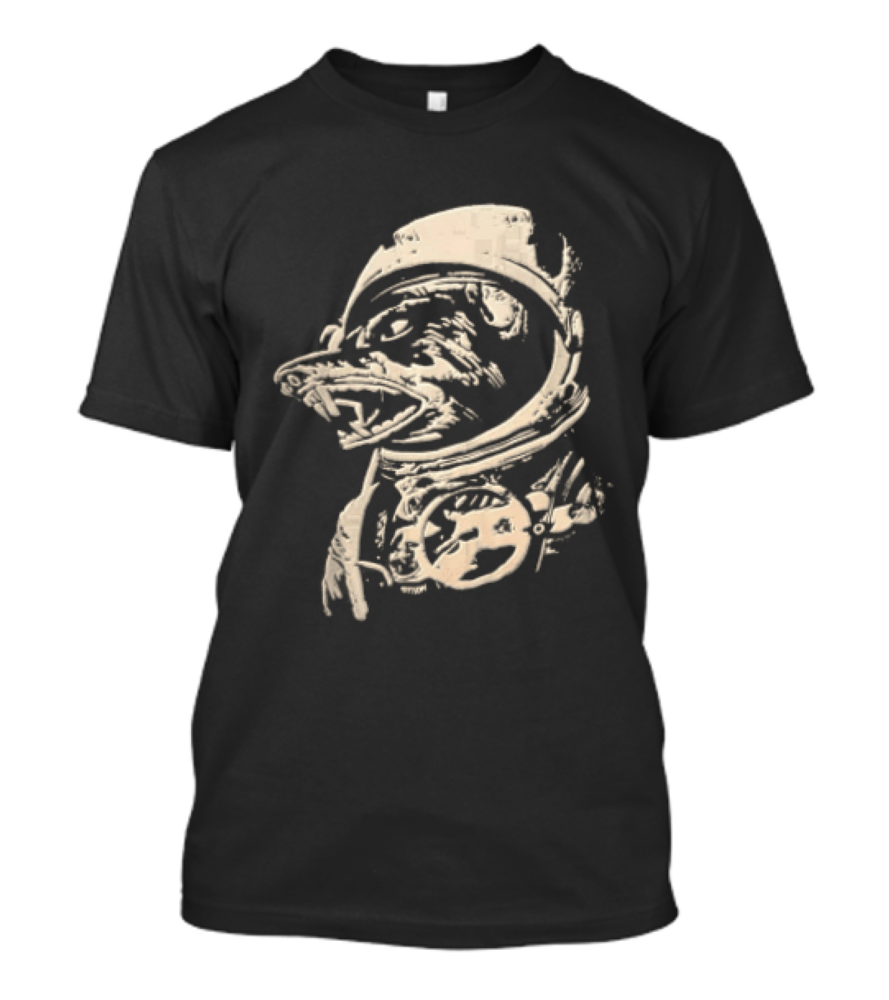 Grissom Space Dog In Astronaut Suit T-Shirt