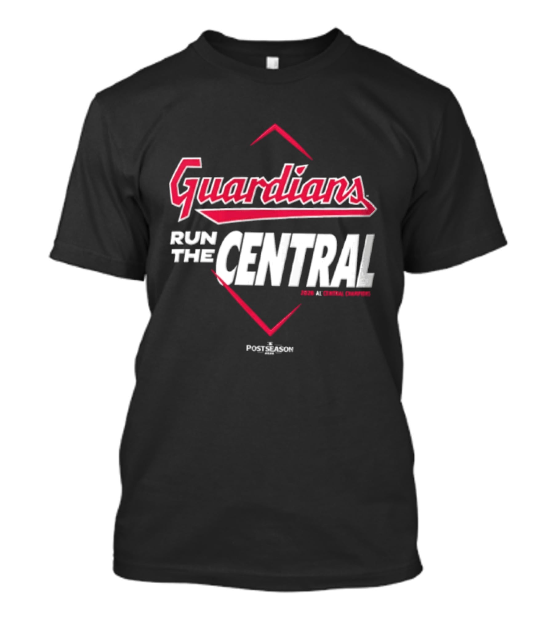 Guardians Run The Central Cleveland Guardians MLB 2025 T-Shirt