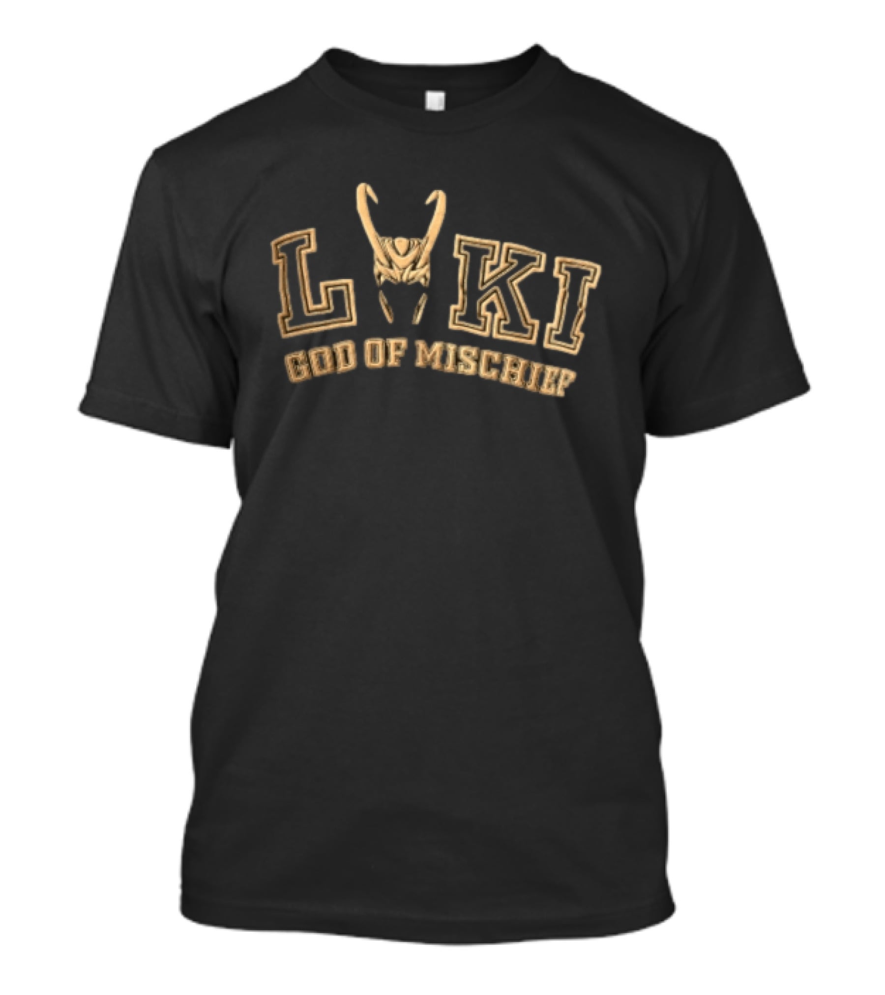 Loki God Of Mischief Helmet Marvel T-Shirt