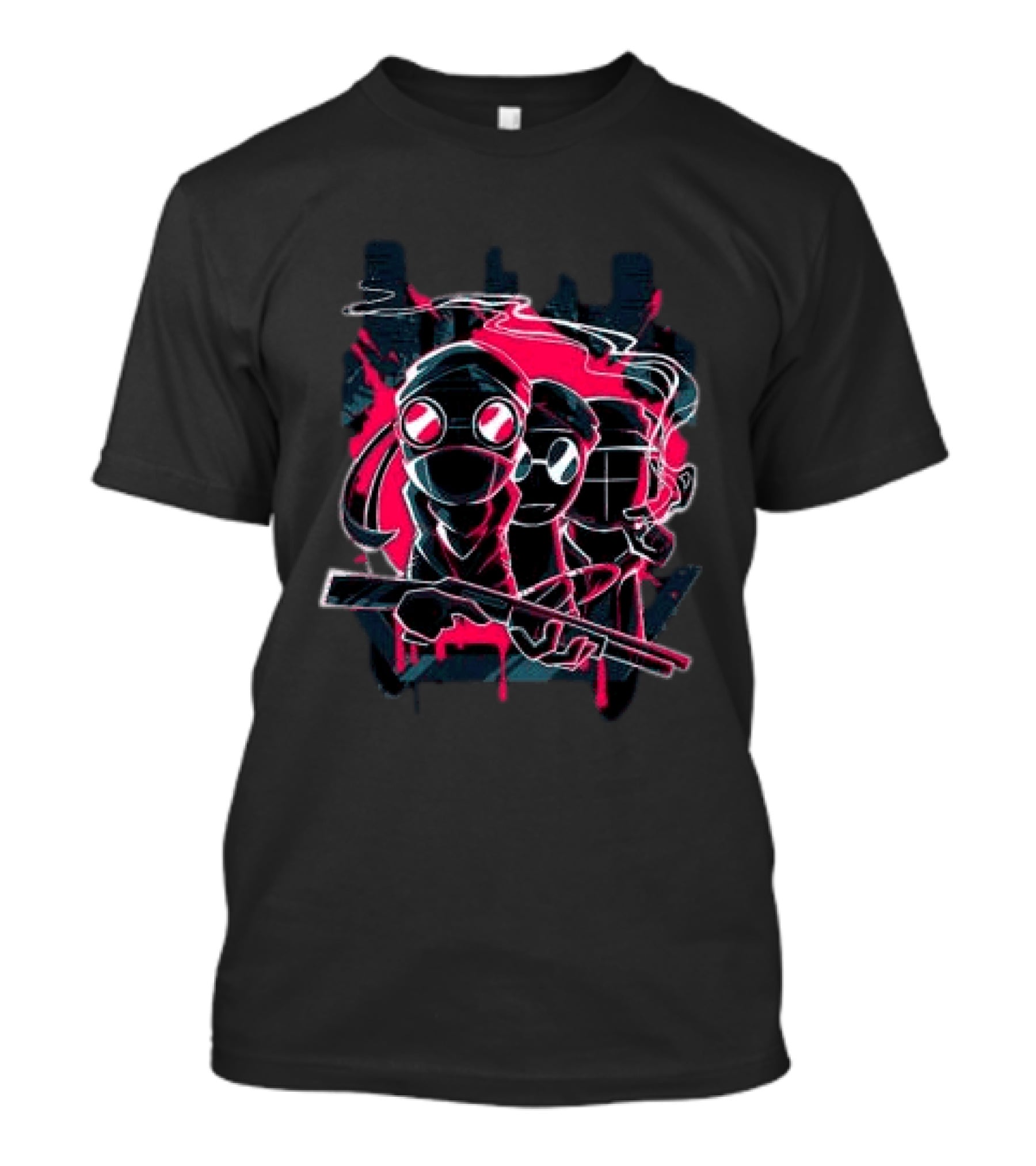 Madness Combat Sharkrobot Store Madness Lineup Iconic Characters T-Shirt