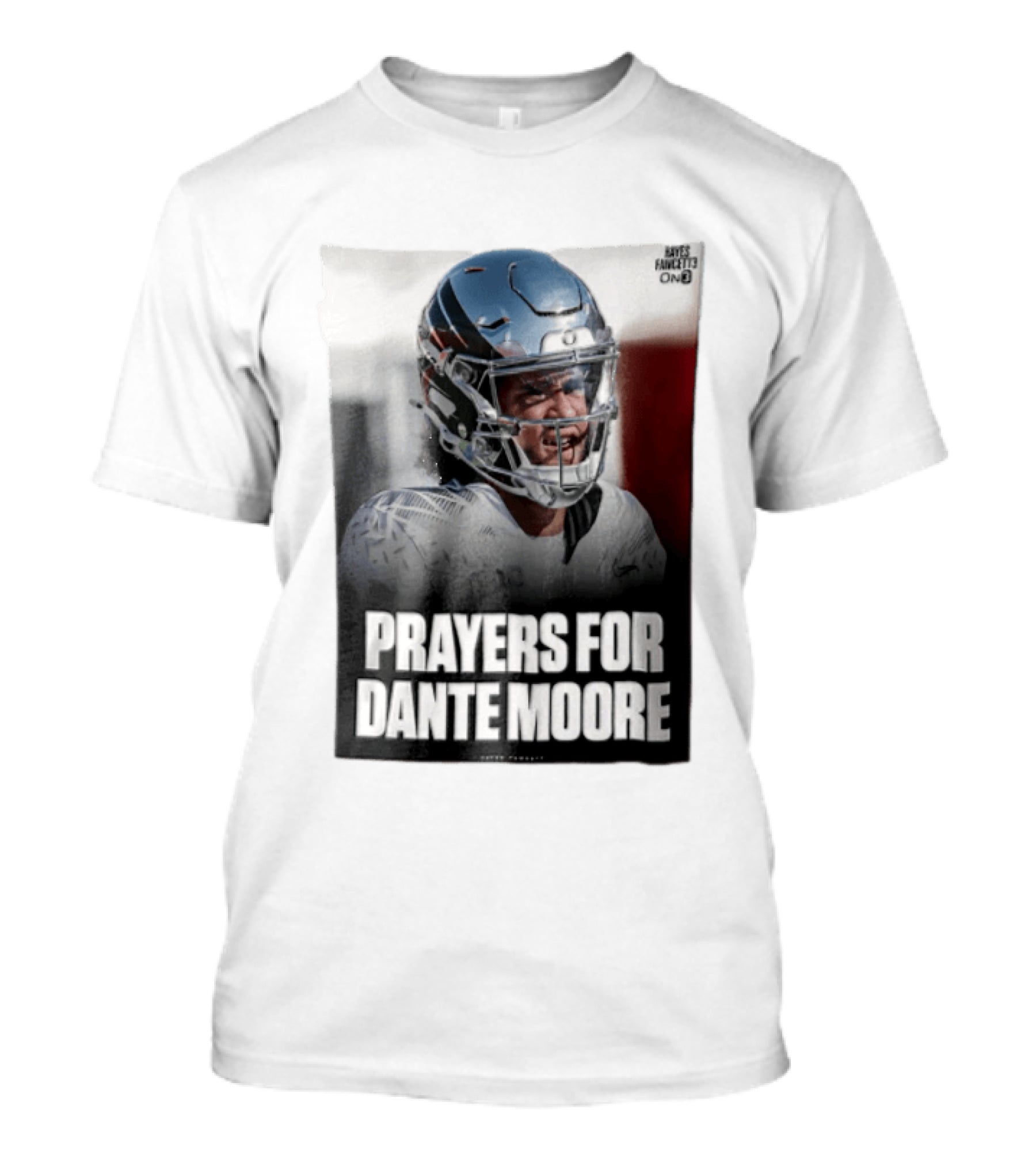 Prayers For Dante Moore Oregon Ducks Football Helmet T-Shirt