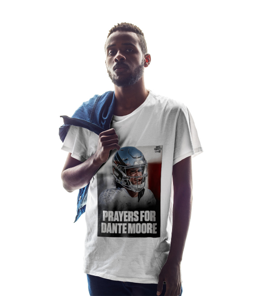 Prayers For Dante Moore Oregon Ducks Football Helmet T-Shirt