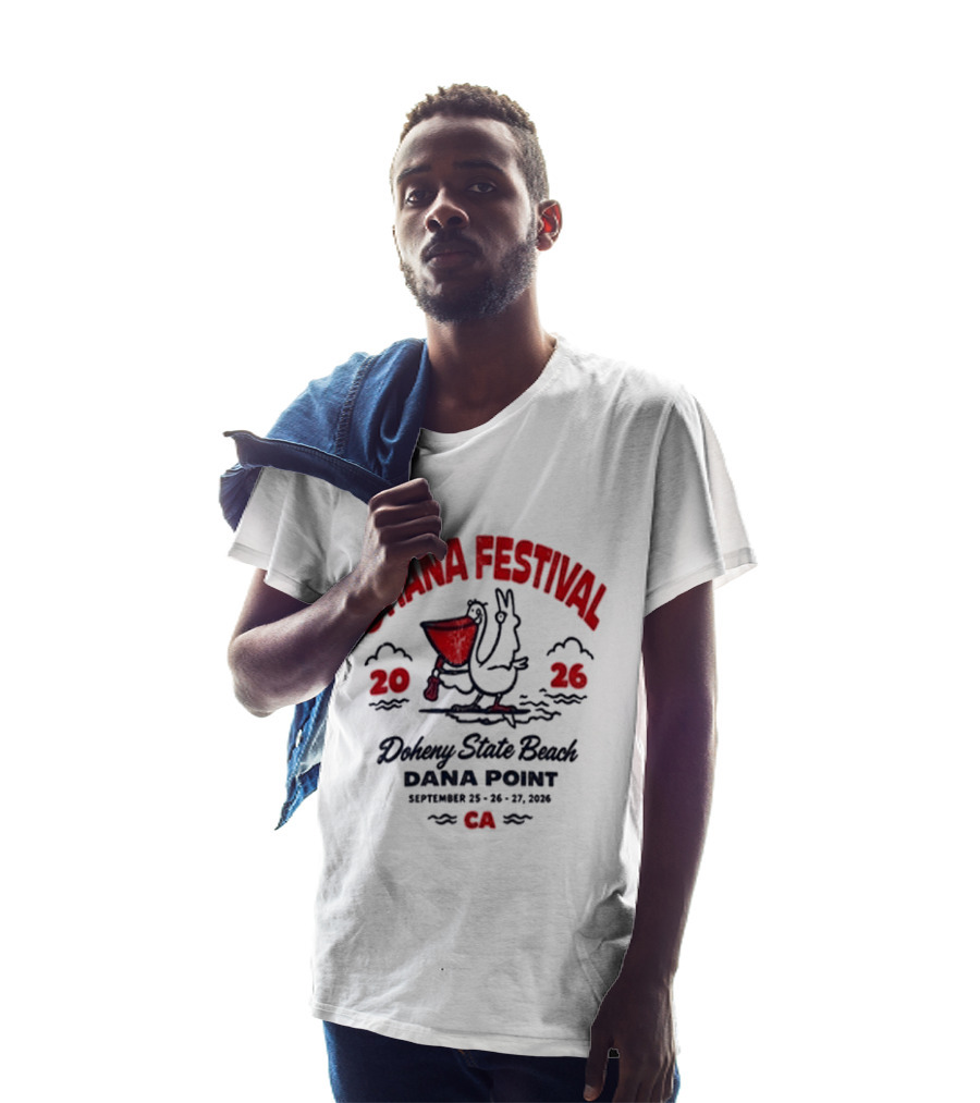 Ohana Festival 2026 Doheny State Beach Dana Point September 25 27 CA Surf Pelican T-Shirt