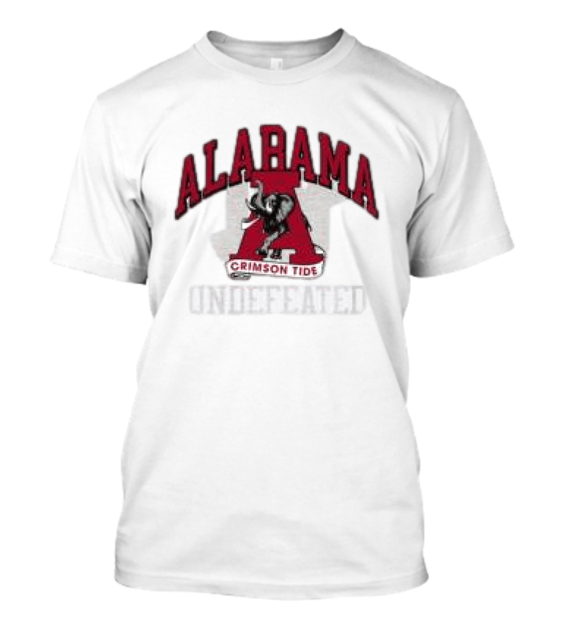 Undefeated Alabama Crimson Tide Elephant Letter A T-Shirt