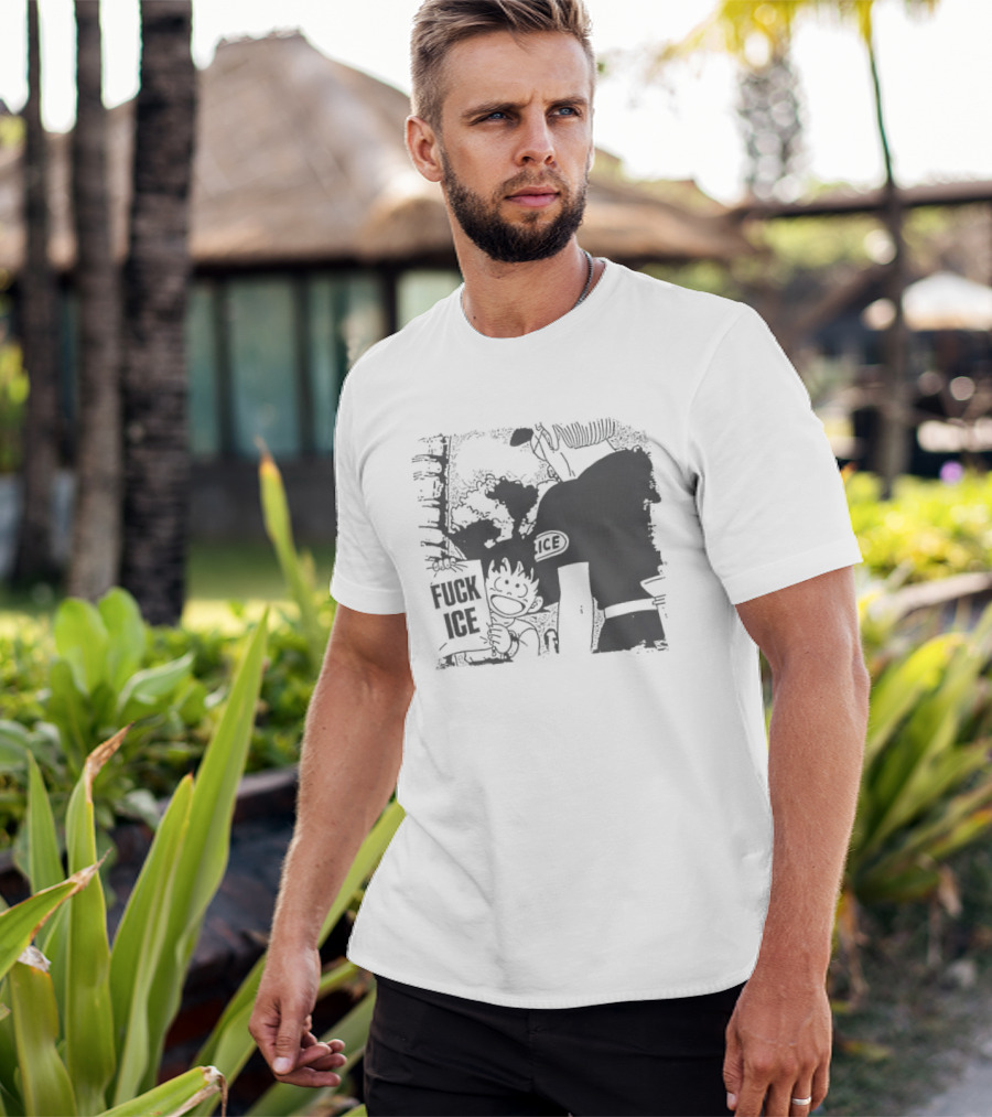 Calvin Inspired Activism Fuck Ice Protest Cartoon Social Justice T-Shirt