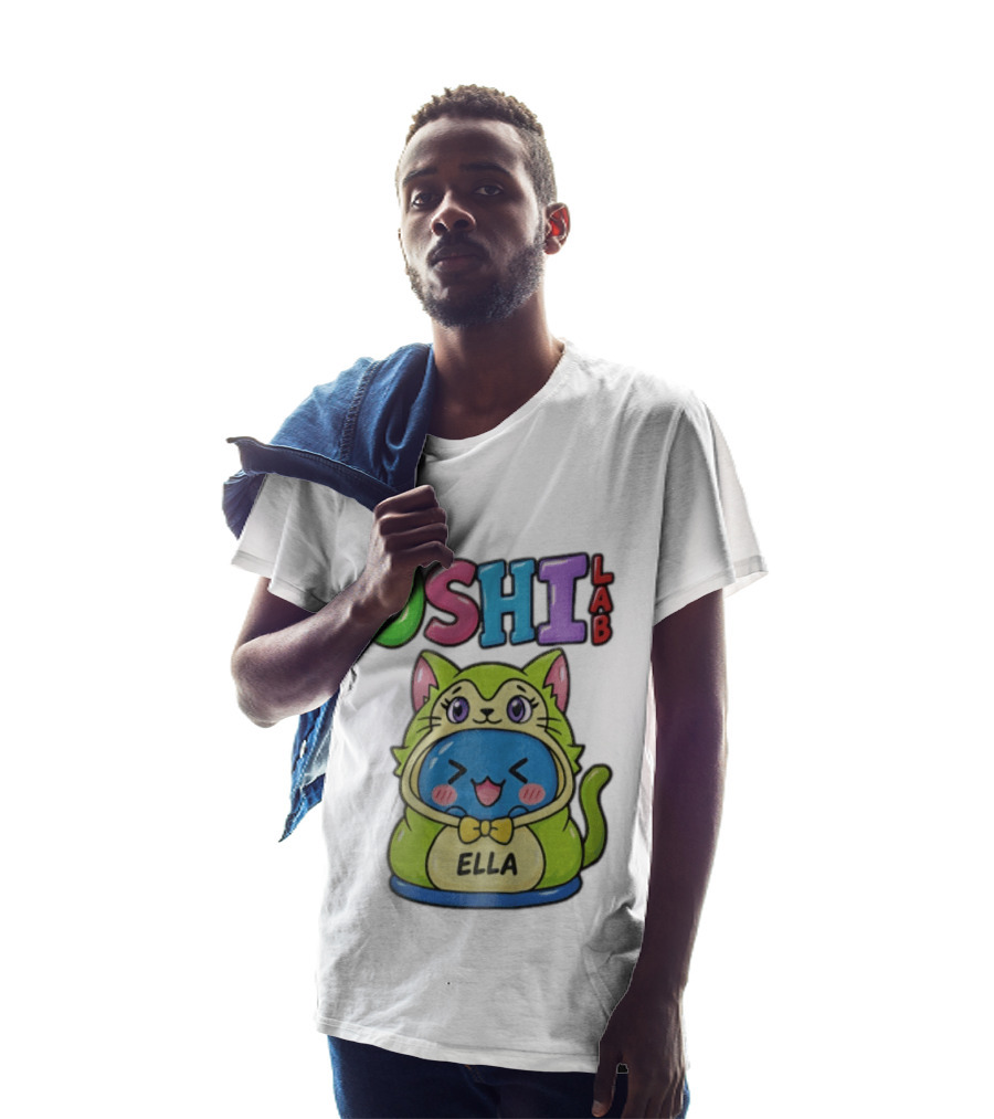 Oshi Lab Cute Cat Ella Kawaii T-Shirt