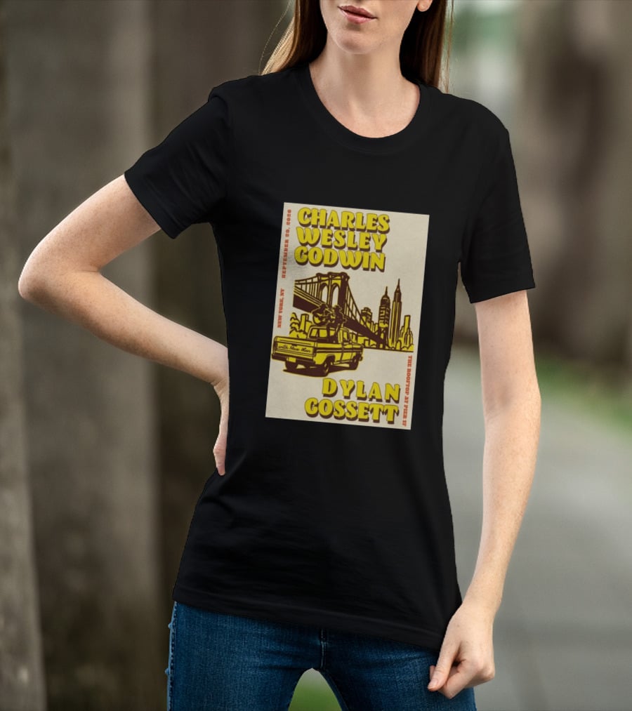 Charles Wesley Godwin Rooftop Pier 17 New York September 2026 Dylan Gossett T-Shirt