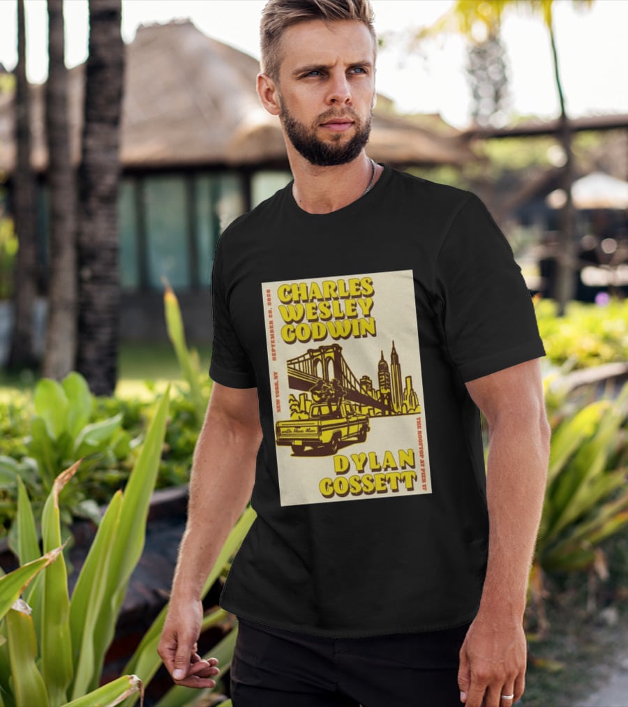 Charles Wesley Godwin Rooftop Pier 17 New York September 2026 Dylan Gossett T-Shirt