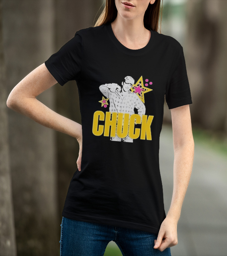 CHUCK Original Role Model Timely Hourglass Stars And Plaid T-Shirt