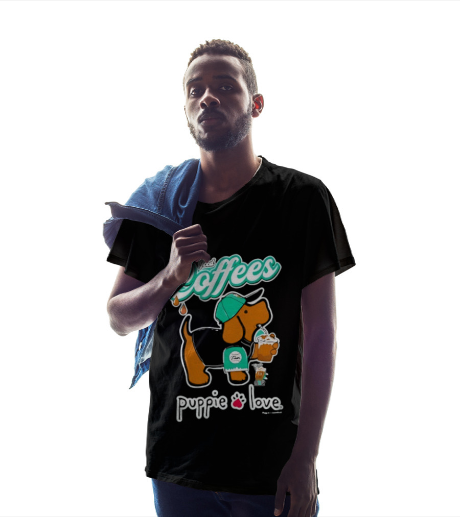 Puppie Love Iced Coffees Pup Kelly T-Shirt