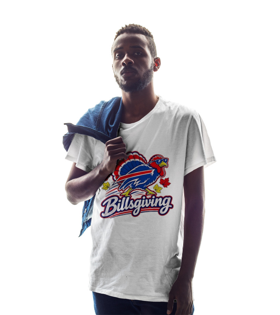 Buffalo Bills Thanksgiving 2026 Turkey Billsgiving Football Celebration T-Shirt