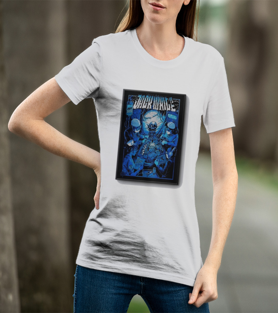Jack White Del Mar CA 9 30 2026 Fake Blues Touring Skeleton Surgeons T-Shirt