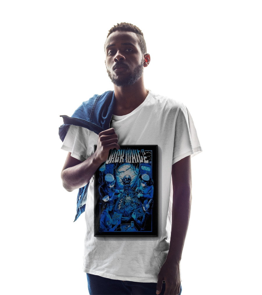Jack White Del Mar CA 9 30 2026 Fake Blues Touring Skeleton Surgeons T-Shirt