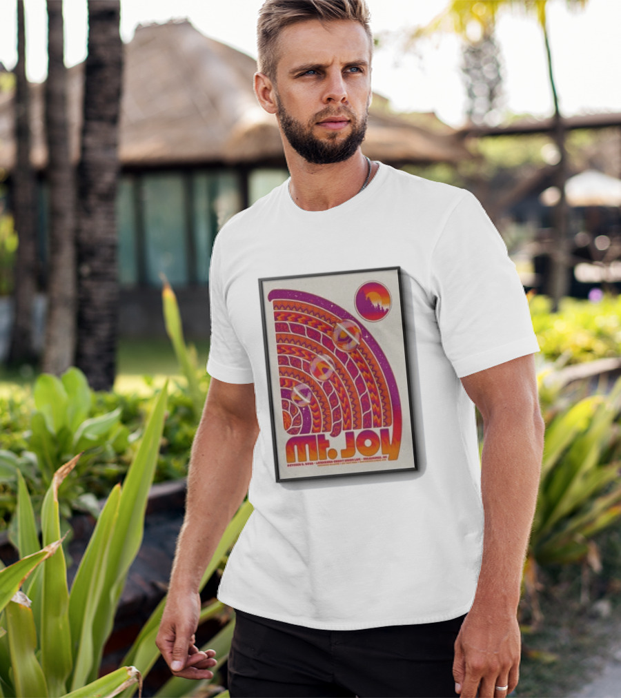 MT. Joy October 2 2026 Landmark Credit Union Live Milwaukee WI Psychedelic Sunset T-Shirt