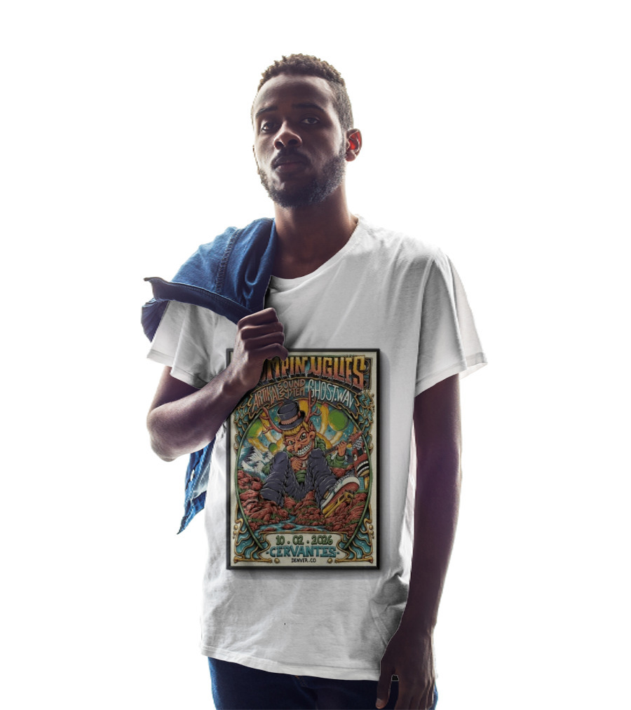 Bumpin Uglies Artikal Sound System Ghost.Wav Concert 10 02 2026 Cervantes Denver CO T-Shirt