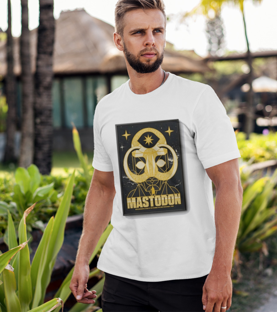 Mastodon The Fillmore Detroit Oct 1 2026 With Deafheaven And Khemmis T-Shirt