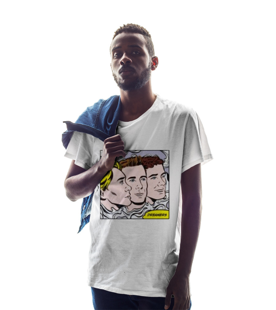 Take That Dreamers Pop Art White T-Shirt