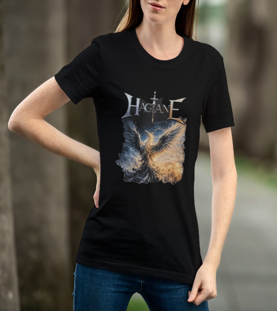 Hagane Sword And Phoenix Night T-Shirt