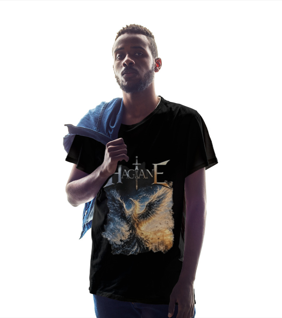 Hagane Sword And Phoenix Night T-Shirt