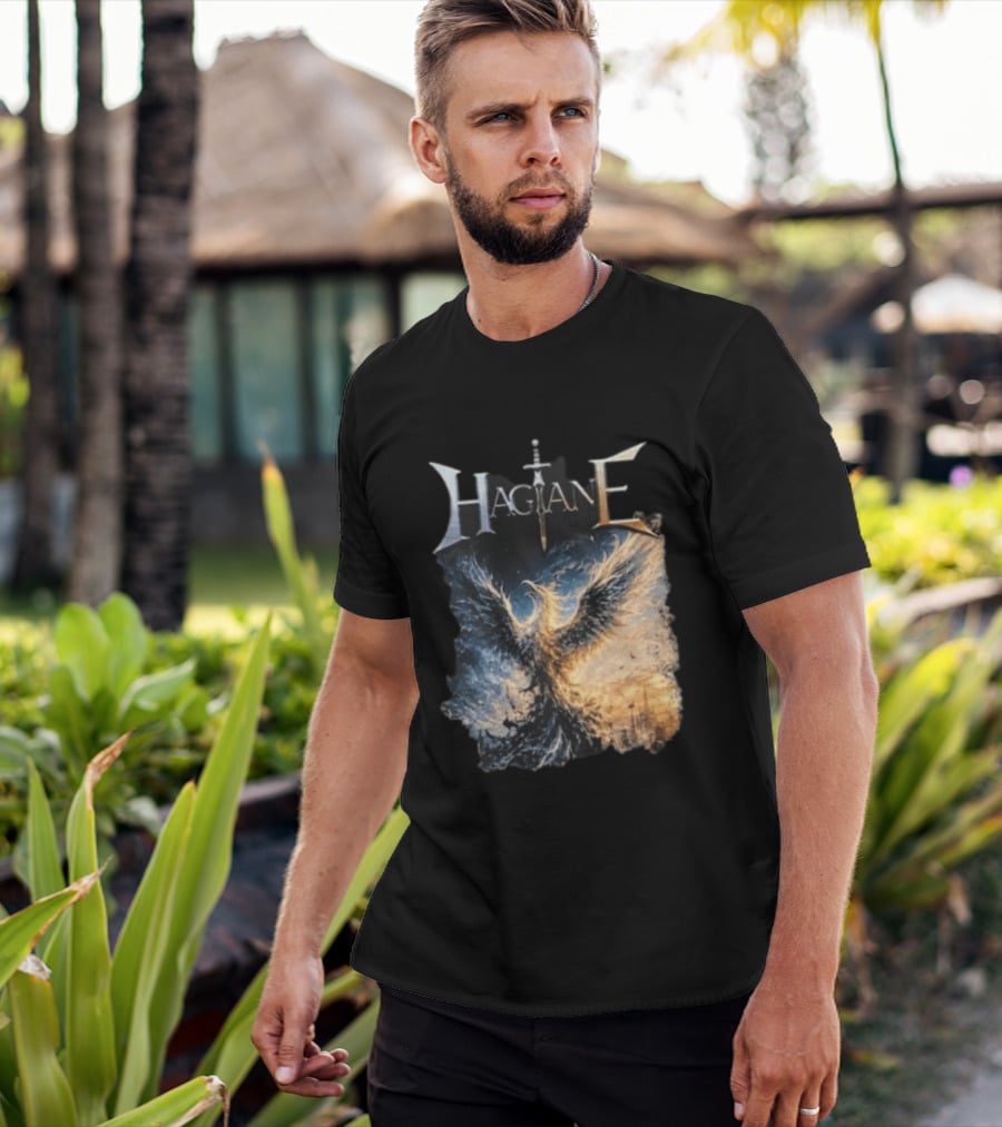 Hagane Sword And Phoenix Night T-Shirt