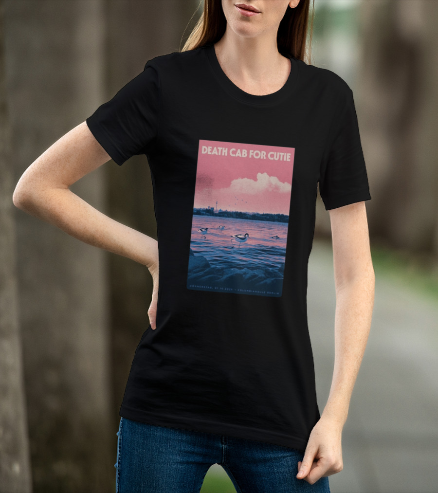 Death Cab For Cutie Columbiahalle Berlin Concert 2026 Donnerstag 01.10 Exclusive T-Shirt