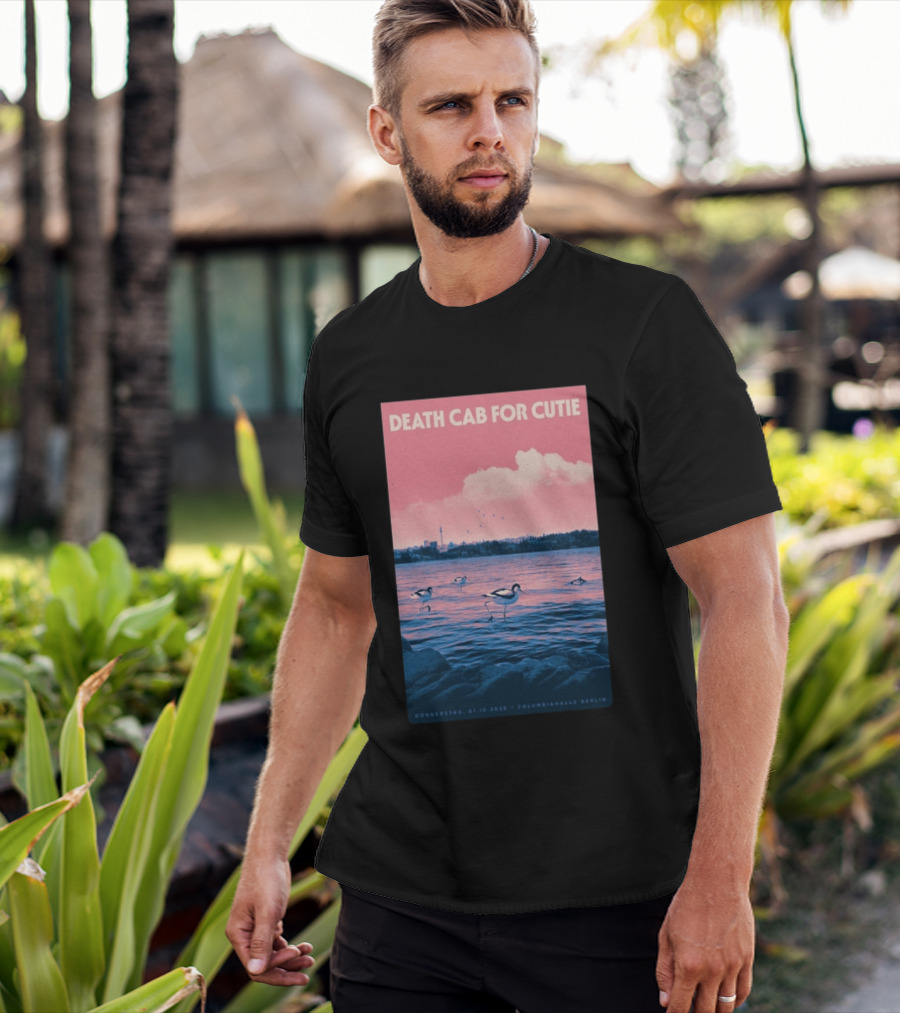 Death Cab For Cutie Columbiahalle Berlin Concert 2026 Donnerstag 01.10 Exclusive T-Shirt