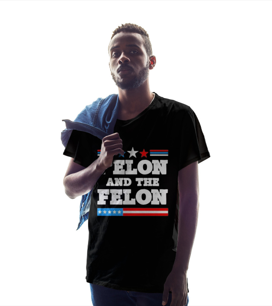 Patriotic Stars And Stripes F'elon And The Felon T-Shirt